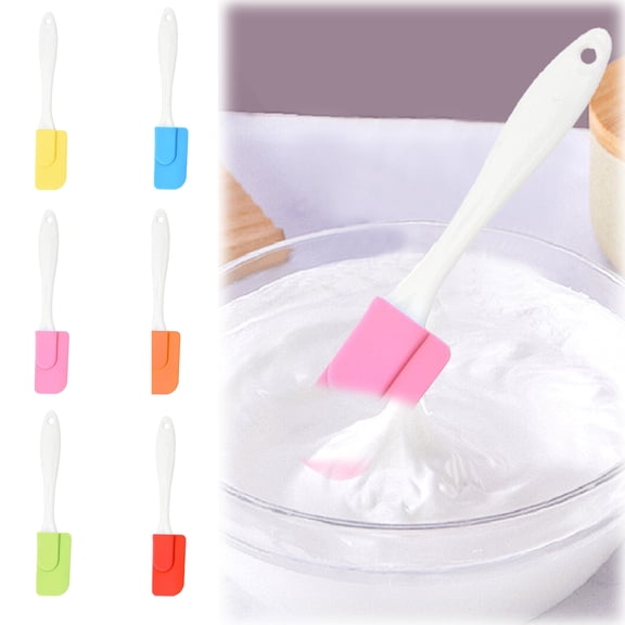 Moule à Gâteau pour Cuisson Ensemble de Mini Spatules en Silicone pour Glaçage Lisse Étalage Mélange Antiadhésif Outils de Cuisine pour Cuisson et Pâtisserie