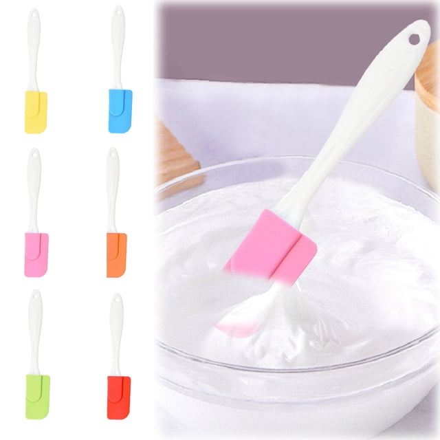 Cake Mould Set for Baking Mini Silicone Spatula Ergonomic Heat- Cookware Tools for Whipping Mixing Spreading Nonstick Kitchen Accessories