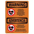 thumbnail image 1 of SignMission OS-WS-A-710-L-12751 Panneau d'Avertissement OSHA 7 x 10 Po - Pacemakers Stop Rf Micro-Ondes Bilingue, 1 of 1