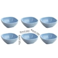 thumbnail image 3 of Lksixu 4 Inches Square Seasoning Plates 6 Boxed Wheats Straw Plates Sauces Plates Kitchen Gadgets, 3 of 6