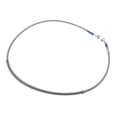 thumbnail image 1 of VONKY Motorcycle Brake Oil Hose Line Pipe Fitting Stainless Braided Steel Silver 100cm 5Set, 1 of 6