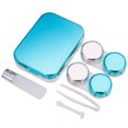 thumbnail image 1 of Contact Lens Case Kit Fashion Mirror Effect Portable Contact Lens Holder Case, 1 of 9
