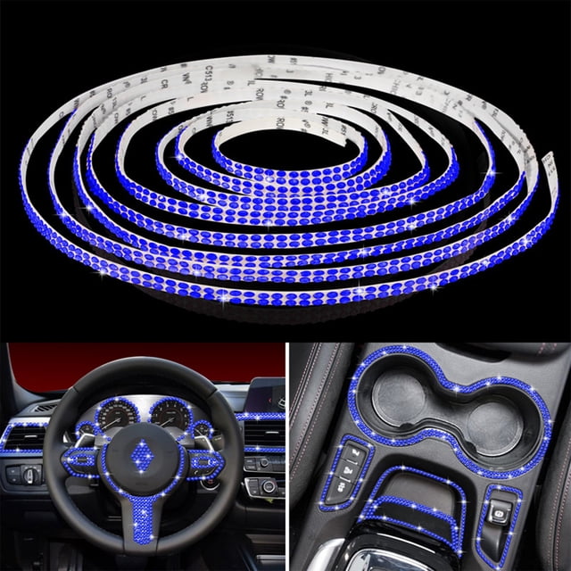 Meitianfacai Self Adhesive Shiny Crystal Car Decoration Sticker