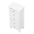 thumbnail image 2 of Commode Miniature, Blanche Robuste 5 Tiroirs Imitation Bois 1:12 pour Décoration de Salon, 2 of 8