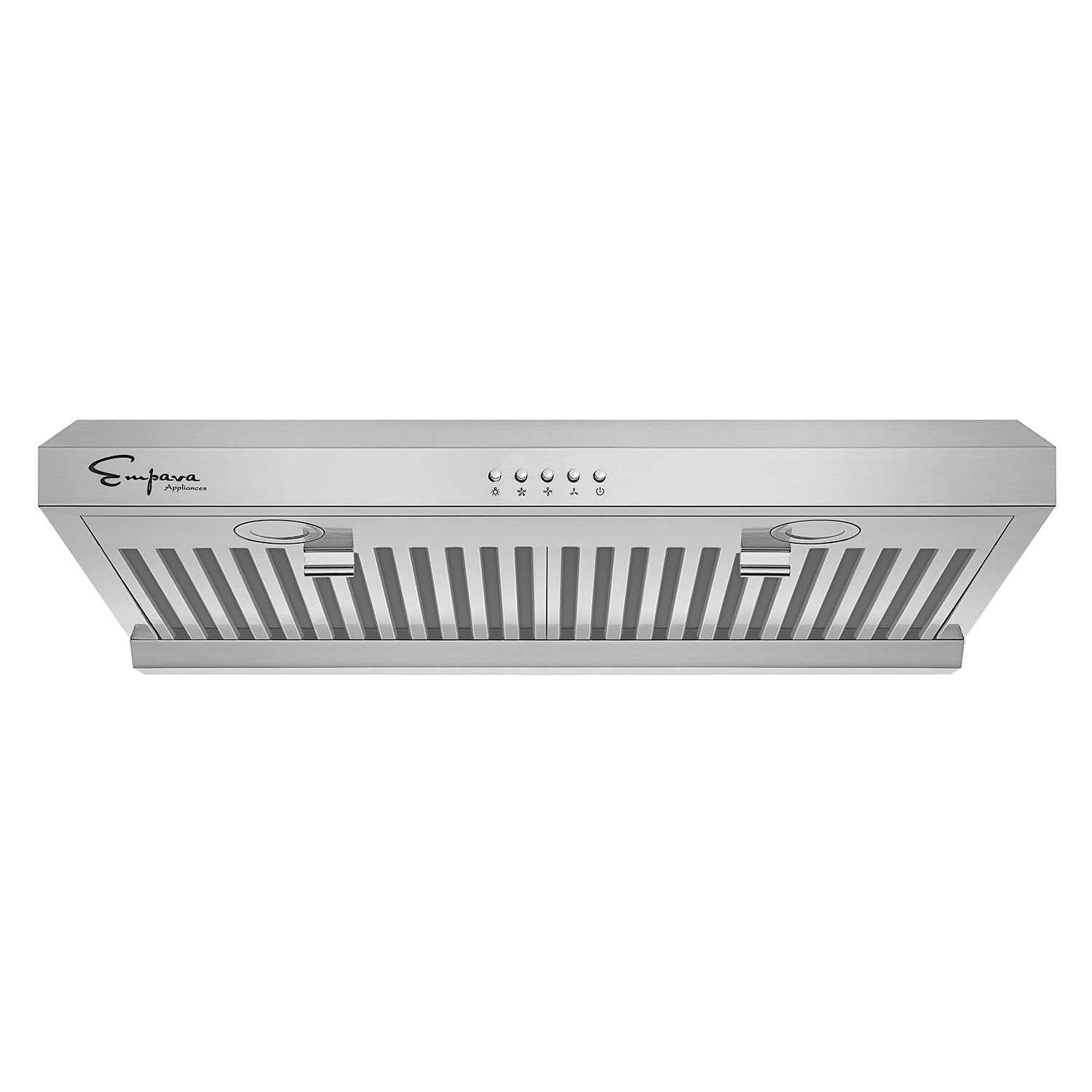 Hotte de cuisine Empava 30 po. 400 CFM sous cabinet ductée en acier inoxydable