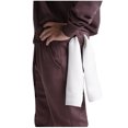 thumbnail image 4 of FcBaudy Full Length Pants Men's Fashion Drawstring Elastic Waist Solid Color Casual Sweat Length Pants Men Pants, 4 of 8