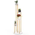 thumbnail image 2 of Costway 4-Tier Metal Plant Stand 49.5" Tall Potted Planter Display Shelf Storage Rack, 2 of 10