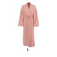 thumbnail image 3 of ziyahi Femmes Printemps Ouverture devant Style Décontracté Vêtements de Nuit Filles Simple Manches Longues Robe de Nuit Maison Tenue de Nuit Pyjama Vêtements Brun G, 3 of 9