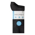 thumbnail image 2 of Secret® 3pk Cotton Crew Socks, 2 of 2