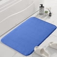 thumbnail image 4 of TopLLC Bathroom Rugs, Rugs for Living Room, Area Rug Thickened Fleece Floor Mats Quilted Kitchen Bathroom Foot Mats Solid Color Entrance Door Mats Foam Foot Mats 19.68x31.49in Blanket Blanket, 4 of 6