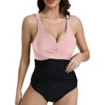 thumbnail image 1 of FhsagQ Women Swimsuit Sets Red New Solid Color Mesh Splicing Piece Swimsuit and Fashionable and Backless Swimsuit Women Swimsuit Sets Red Swimsuit Sets for Women Crotchless 3Xl XL, 1 of 3
