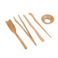thumbnail image 4 of Accessoires Outils, Pince à Thé Aiguille à Thé, Cuillère à Thé Naturelle Gongfu Ensemble de Thé Intégration Sans Couture, 4 of 9