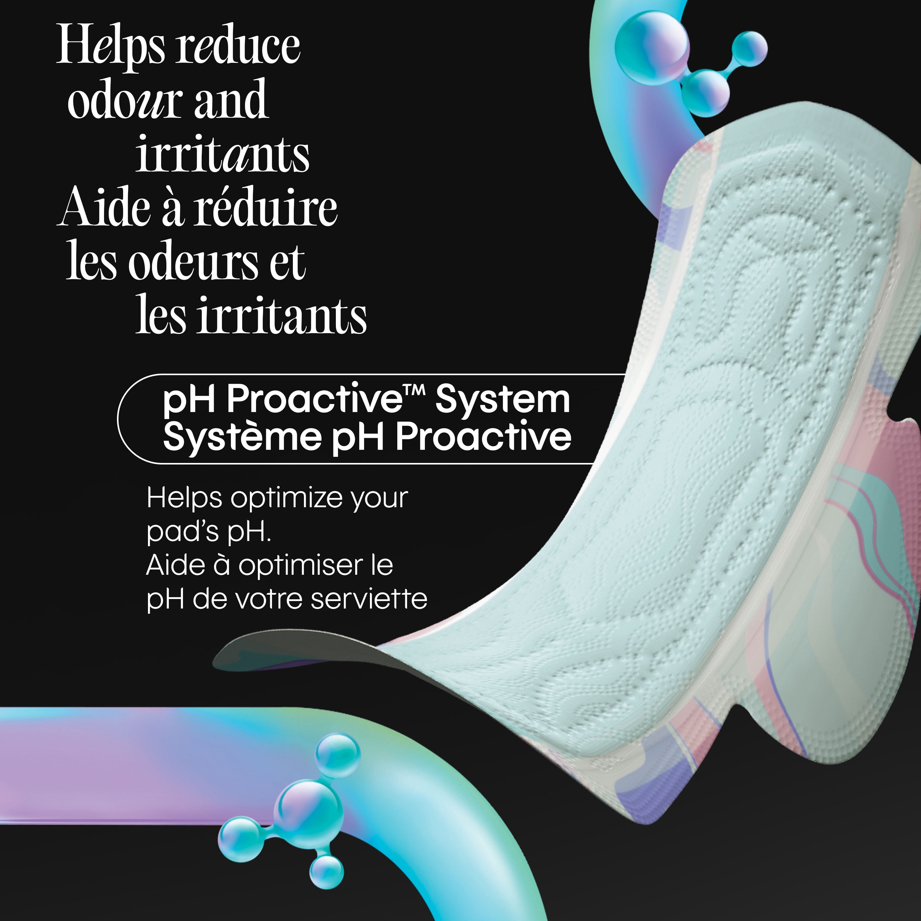 Serviettes ultraminces Kotex BioCare avec ailes, absorption élevée, 24 unités