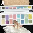 thumbnail image 3 of Colorful Artist 16 Color Eye Shadow Palette, Shimmer Glitter & Matte Pigmented Makeup Kit, Long-Lasting Blendable Powder for Dreamy Eye Looks, 3 of 8