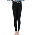 thumbnail image 1 of Womens Fleece Pants, Lamb Wool Leggings with Fleece Lining, 1 of 9