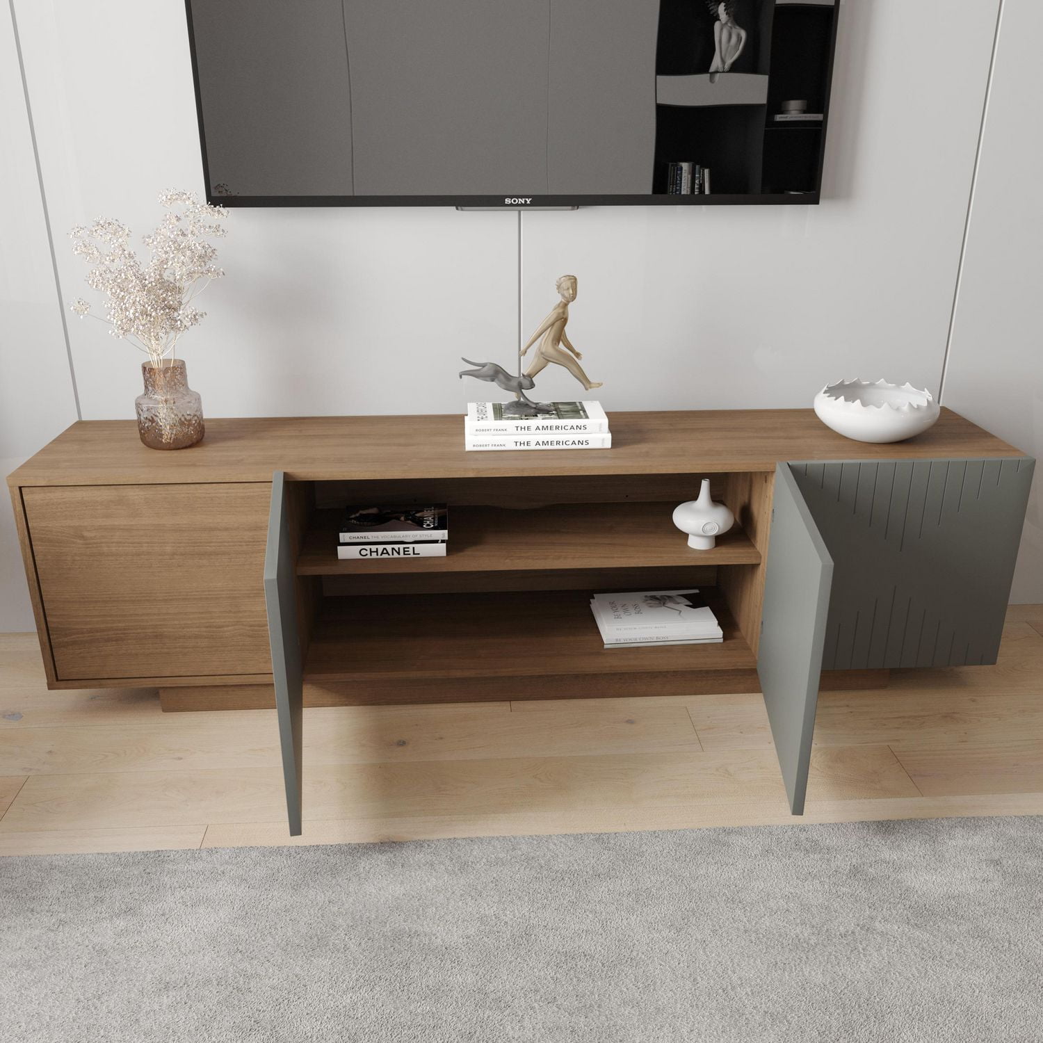 Nexera Meuble TV Riva 72 pouces