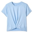 thumbnail image 1 of Athletic Works Girls' Front Knot T-Shirt, 1 of 2