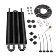 thumbnail image 1 of Mistaha Efficient Heat Dissipation Automotive Tubular Condenser - High-Quality Aluminum Alloy - Space-Saving Design - Energy Efficient - Easy Installation - Black - 4 Row, 1 of 7