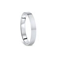 thumbnail image 2 of 3mm Flat High Polished Wedding Band 10K White Gold, 2 of 2