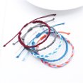 thumbnail image 1 of mmirethe Braided Bracelet Waterproof Waxed Thread Wristband Bracelets Dressing Decor Type 1 1Set, 1 of 6