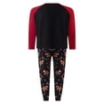 thumbnail image 3 of Christmas Family Matching Pajamas Sets Long Sleeve Gingerbread Man Print ops + Pants Set, 3 of 8