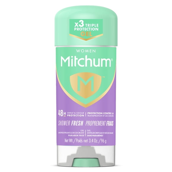 Mitchum Women, Gel Antiperspirant & Deodorant, 48 HR Odour Protection, Shower Fresh, 96g