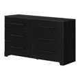 thumbnail image 2 of South Shore Primo 6-Drawer Dresser for Adult, in Black Oak, 2 of 12