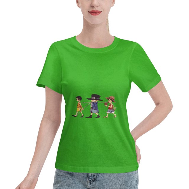 T-Shirt Basique à Manches Courtes pour Femmes une Pièce