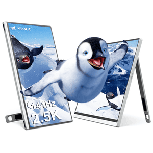 V1Pro 16 1 cm 2.5K Moniteur de jeu portable – 144Hz IPS Affichage avec FreeSync, USB-C & Mini HDMI pour Ordinateur portable, Mac, PS5, Xbox, Commutateur (Sliver)
