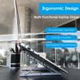 thumbnail image 4 of Yeacher Support Métallique Multifonctionnel Support de Table Pliable 6 Niveaux Réglables Rehausseur pour Portable Ventilé Rafraîchissant Support pour Ordinateur Portable, 4 of 8