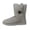Gris, variante sur Ugg Bottes Hautes en Peau de Mouton Noires pour Femmes Bailey Button II - 6M