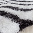 thumbnail image 3 of Safavieh Barcelona Carmella Zigzag Stripes Shag Area Rug, 3 of 7
