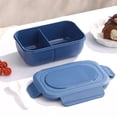 thumbnail image 4 of XYAIYT Boîte à Lunch en Silicone Micro-Ondes Récipient de Préparation de Repas Bento pour Travail et École avec Rangement Compartimenté Design Robuste et Écologique pour une Organisation Facile, 4 of 6