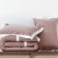 thumbnail image 3 of Stripe Design Down Alternative Comforter Set, 3 of 20