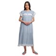 thumbnail image 2 of Moomaya Chemise de Nuit à Manches Courtes pour Femmes en Coton Imprimé, 2 of 6