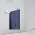 thumbnail image 4 of Over Cabinet Towel Bar Shelf Cabinet or Door Storage and Display Rack Hand Towel short white, 4 of 7