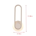 thumbnail image 3 of Vaidha Lampe de Chevet à DEL pour Chambre Moderne 360° Rotative pour Allée Applique Murale, 3 of 7