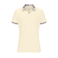 thumbnail image 4 of Men Casual Stripe Printed Button Short Sleeve Turndown Collar Blouse Shirt, 4 of 5