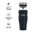 thumbnail image 2 of THERMOS Tumbler de Voyage Inox Roi 16 Onces, Bleu Mat, 2 of 3