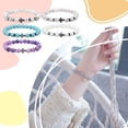 thumbnail image 4 of fastboy Bracelet Perles Uniques avec Détail Croix Bracelets Perles Givré 1Set, 4 of 6
