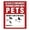 B, variante sur Autocollant Décalque d'Alerte d'Urgence Incendie KPet pour Fenêtre et Porte de Maison, Panneau pour Indiquer la Présence de Chats