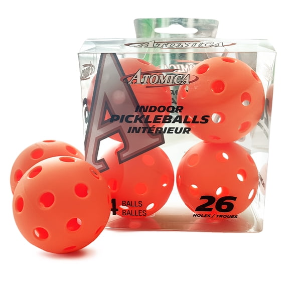 Balles d'intérieur pour Pickleball, paquet de 4 par Atomica