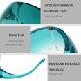 thumbnail image 4 of FEISEDY Visière Intégrale pour le Visage Lunettes de Protection Écran Miroir Lunettes de Soleil Anti-Buée B2781, 4 of 6