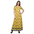 thumbnail image 1 of Moomaya Ensemble Ample Palazzo et Haut Court Robe Ethnique Imprimée Santoon pour Femmes, 1 of 1