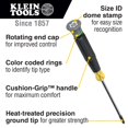 thumbnail image 2 of Klein Tools 85617 Mini Precision Screwdriver Set, Slotted, Phillips, TORX, Cushion-Grip Handles, Ideal for Terminal Blocks, Electronics, 2 of 9
