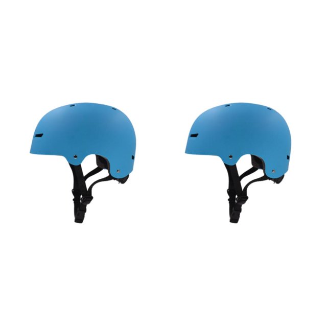 relayinert Roller Skating Riding - Smooth And Thornless Polishing For Unrestricted Movement Skateboarding Safety Matte blue M(52-58CM) 2Set