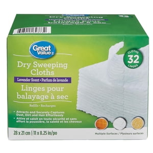Great Value Lavender Scent Dry Sweeping Cloths
