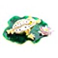 thumbnail image 3 of Feng Shui Import Lucky Money Frog on Waterlily Leaf, 3 of 3