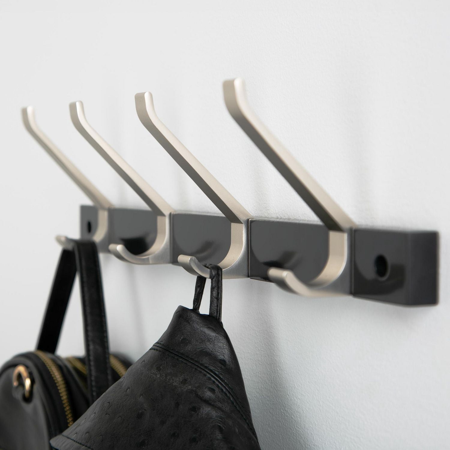 Era Modern 4 Hook Rail Black