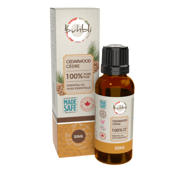 Buhbli Brands - 100% Pure Cedarwood Essential Oil, 30ml, All Natural and Pure - Bottled in Canada